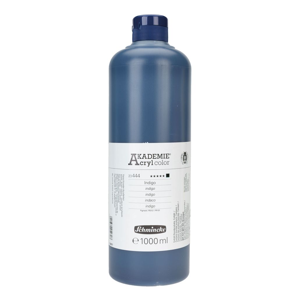 Schmincke AKADEMIE Acryl - Indigo 1000ml Acrylfarbe - 23 444 029