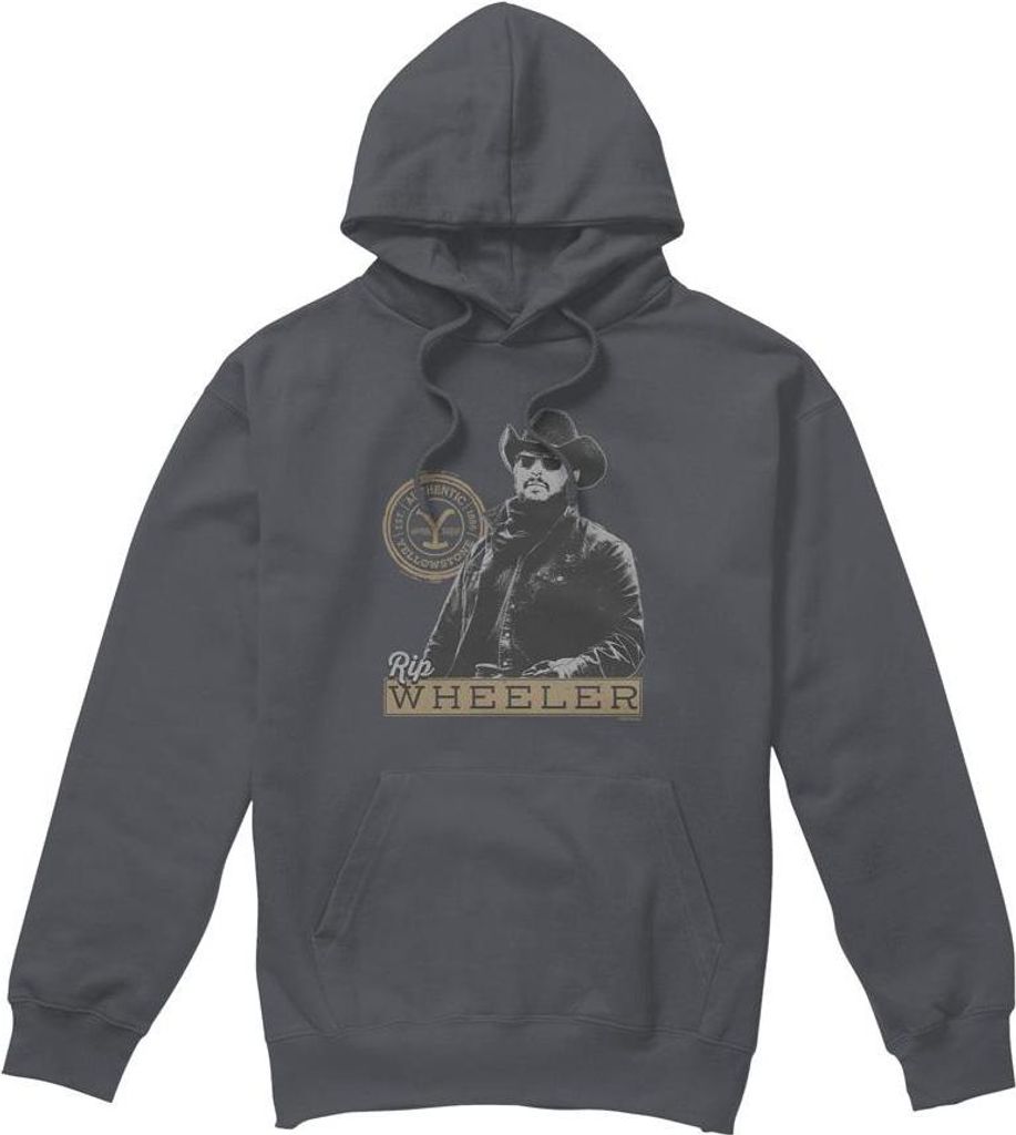 Yellowstone - Kapuzenpullover für Herren TV8293 (L) (Holzkohle)