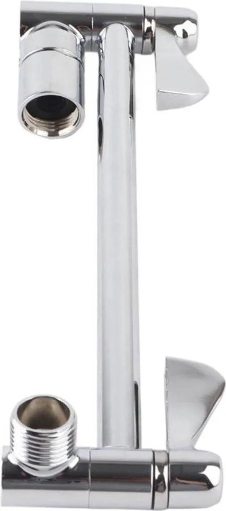 Support de pommeau de douche mural réglable 10 pouces en nickel brossé