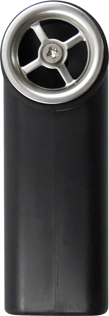 TG-Kunststoffe Spülenüberlauf UU001002 mit runder Blende / Überlauf / Überlaufanschluss / Ersatzteil