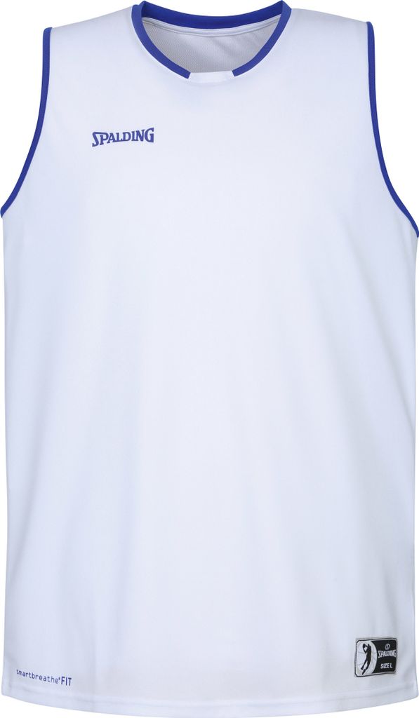 Spalding Move Basketballtrikot Herren - Weiß / Royal
