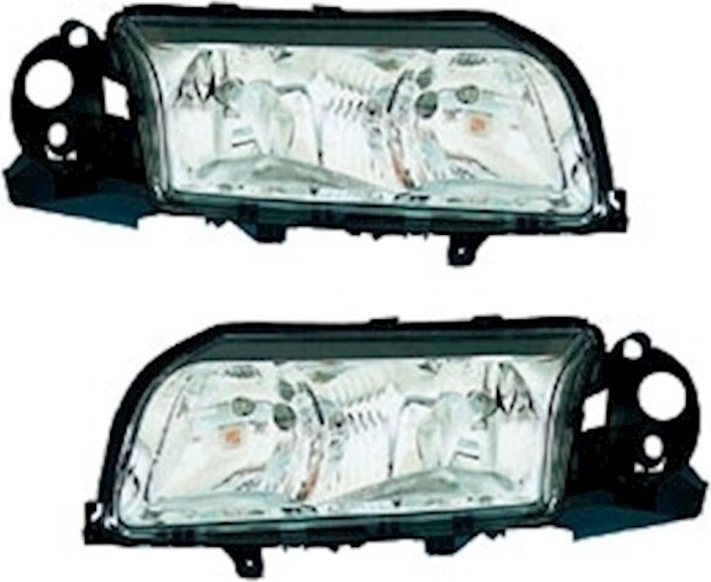 TYC Scheinwerfer Set für Volvo S80 I 5/1998-3/2003 H7 LWR Halogen Streuscheibe
