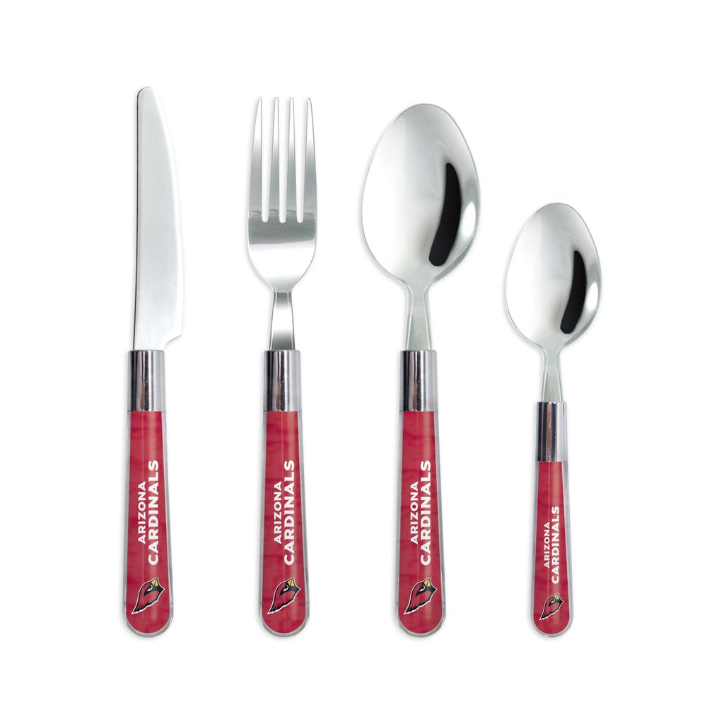 NFL Arizona Cardinals Besteckset 16-teilig Set Gabel Löffel Messer Barbecue