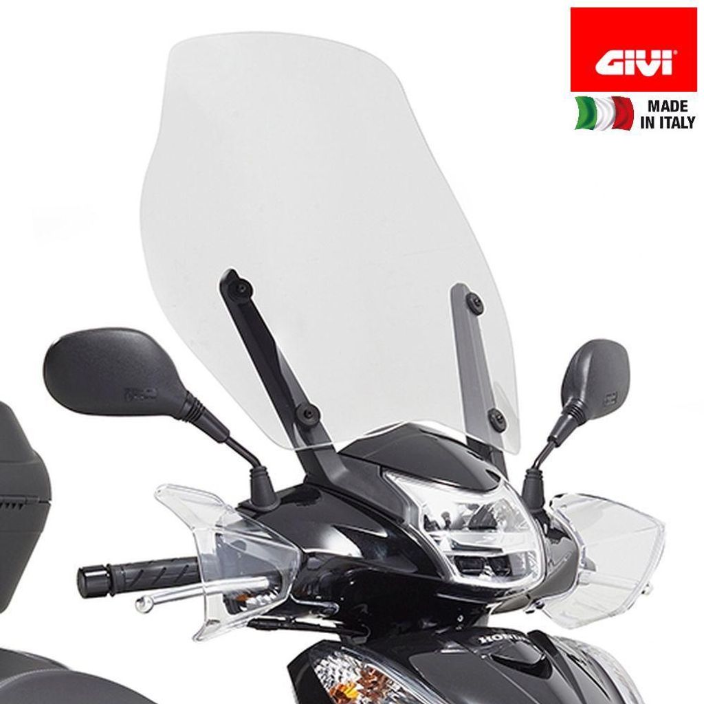 Parabrezza GIVI intercambiabile trasparente 51,5x49cm per Immagine del prodotto 
