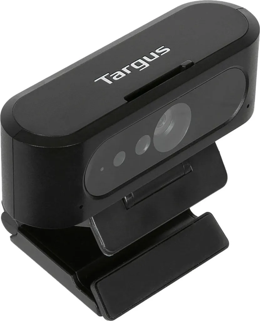 Webcam 2K Targus pour télétravail et visioconférences professionnelles