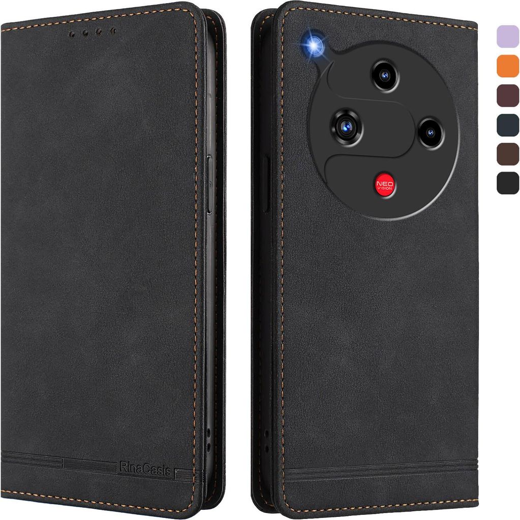 Pouzdro pro ZTE Nubia Focus 2, retroPolyuretankožené flip Obrázek produktu 