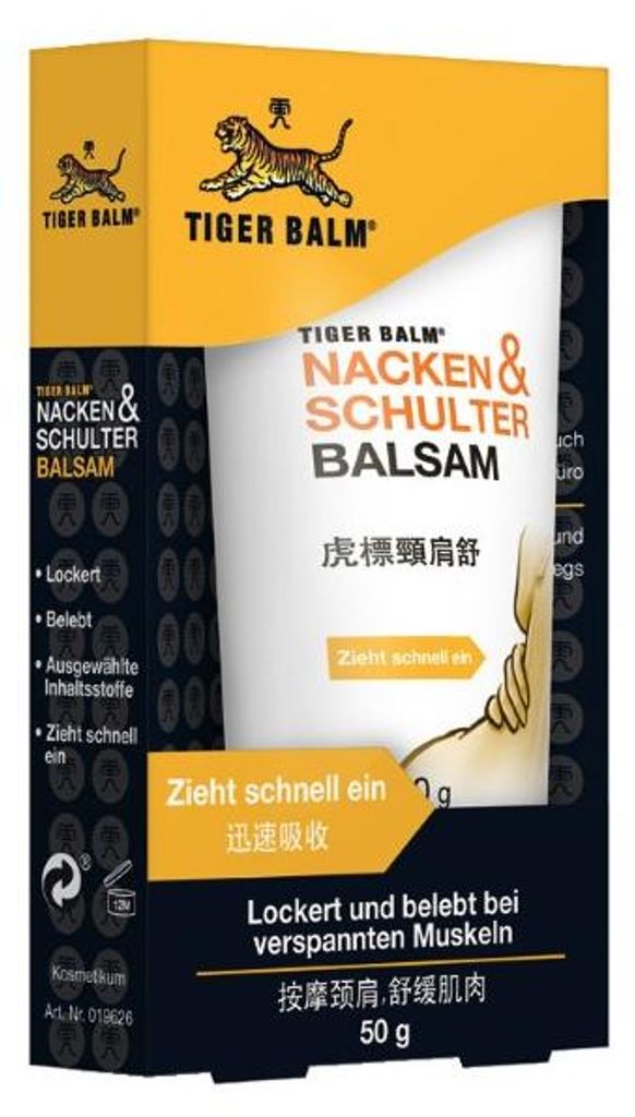 TIGER BALM Nacken & Schulter Balsam, 50 g Creme Produktbild 