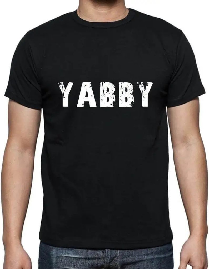 Herren Grafik T-Shirt Yabby Öko-Verantwortlich Vintage Jahrgang Kurzarm Lustige Druck Geburtstag Geschenk Mann