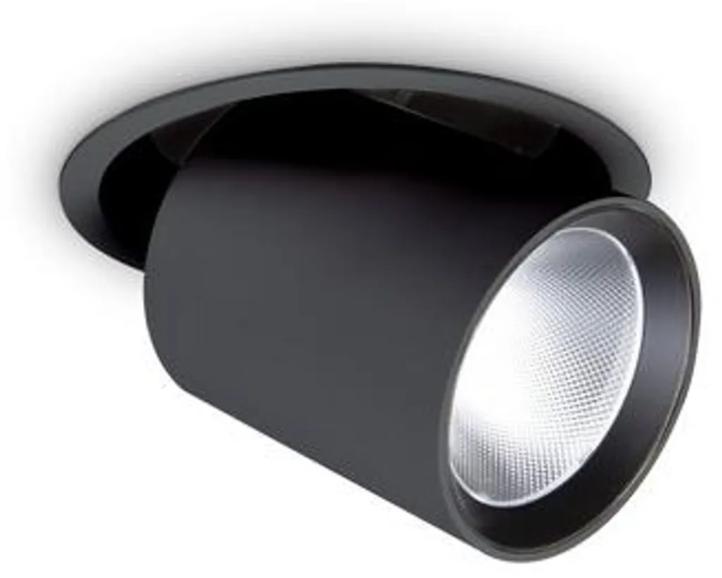 Projecteur Encastré LED 30W Noir 3000K Ideal Lux Nova Haute Luminosité