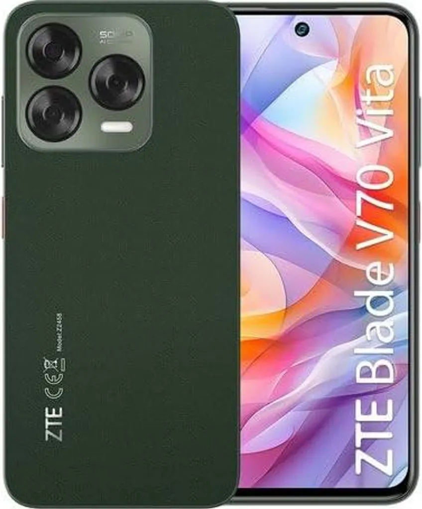 ZTE V70 Vita 8GB 256GB Vert : Smartphone Android Puissant et Fluide