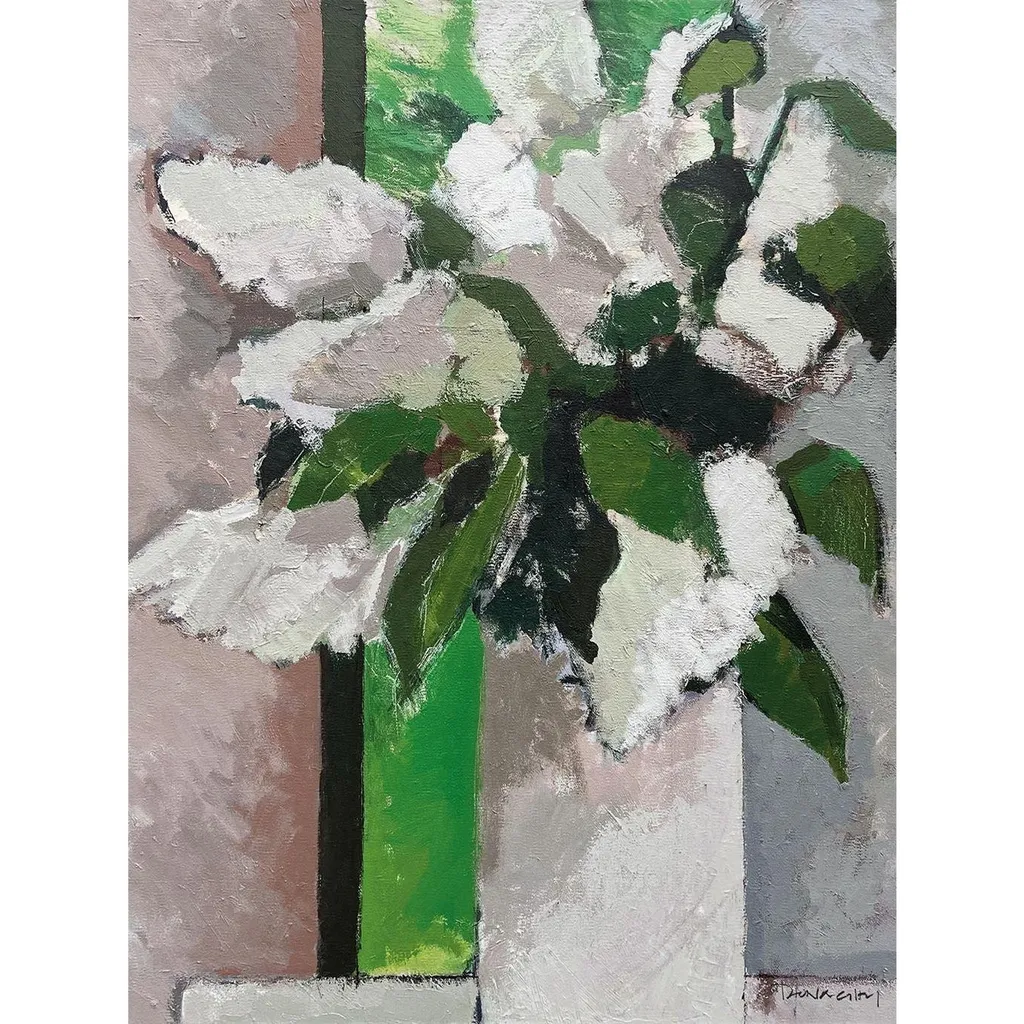 Decorazione Parete Paul Donaghy White Lilac - Canvas Art 50x40 cm