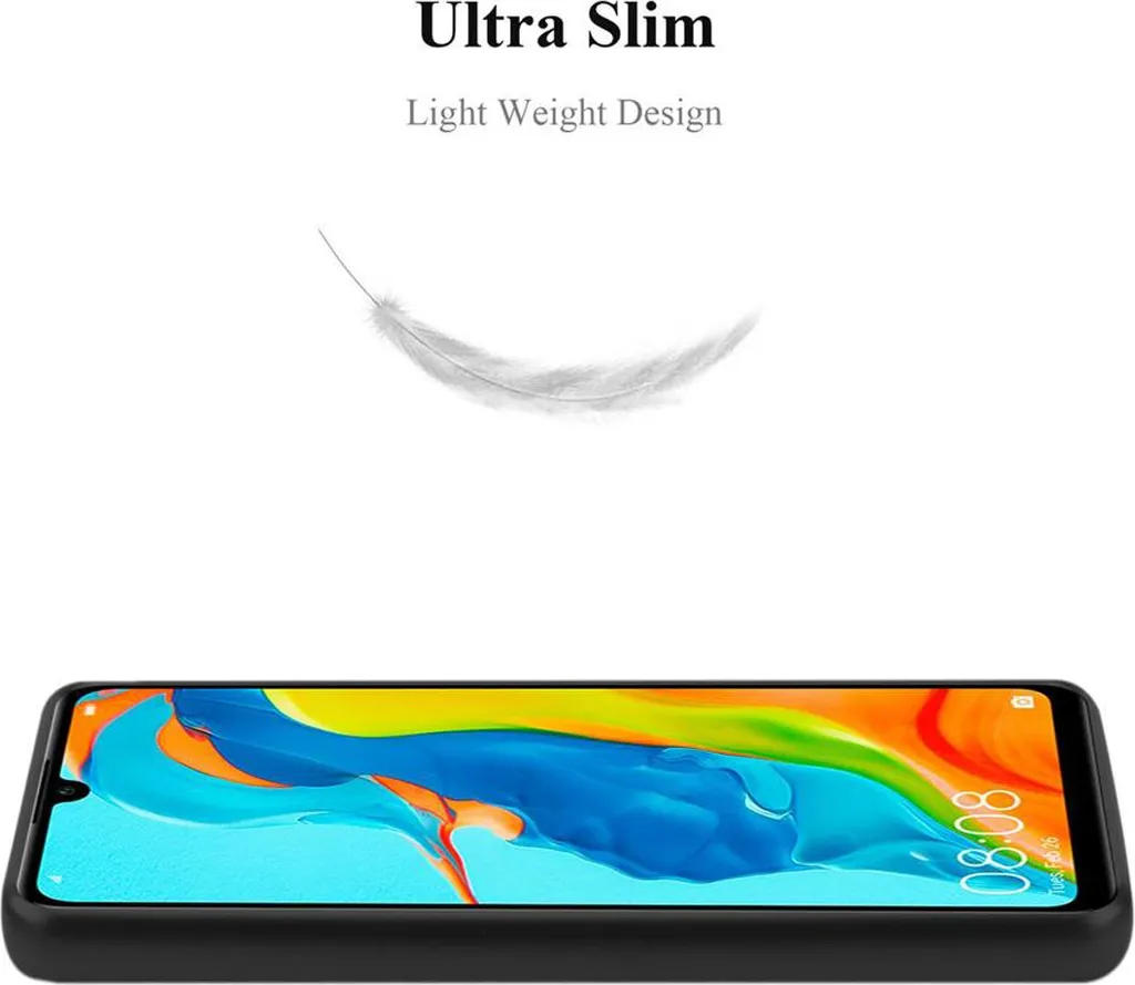 Custodia Cadorabo Huawei P30 Lite: Cover Silicone TPU Nero Robusta - 3