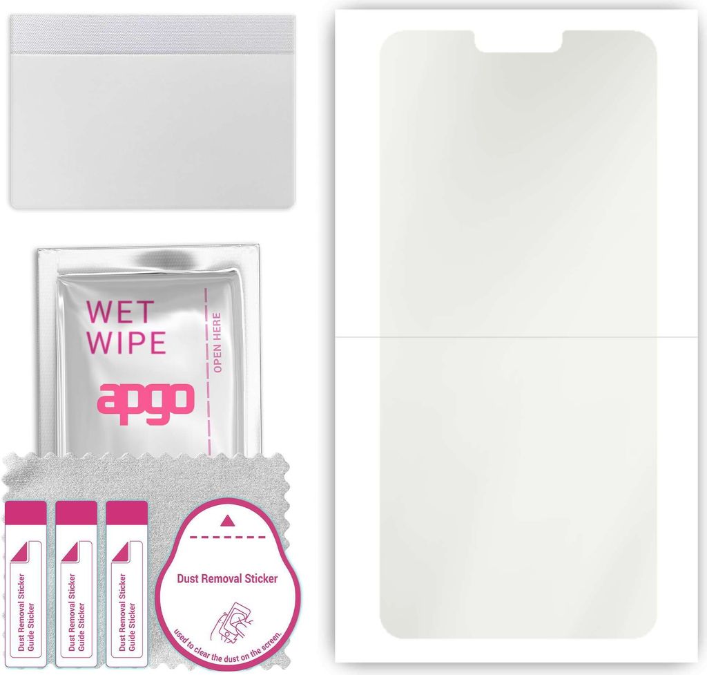 apgo Hydrogel Schutzfolie, Matt, kompatibel mit LG G7 ThinQ, flexibele Displayschutzfolie, Folie mit Positionierhilfe, Anti-Fingerprint, kratzfest,...
