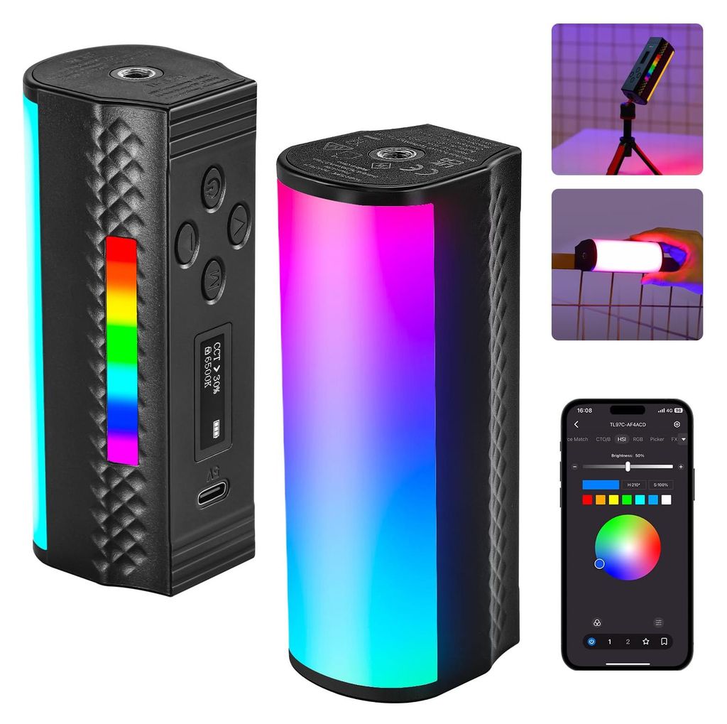 NEEWER Magnetischer Lichtstab Videoleuchte [2er Pack] mit Produktbild 