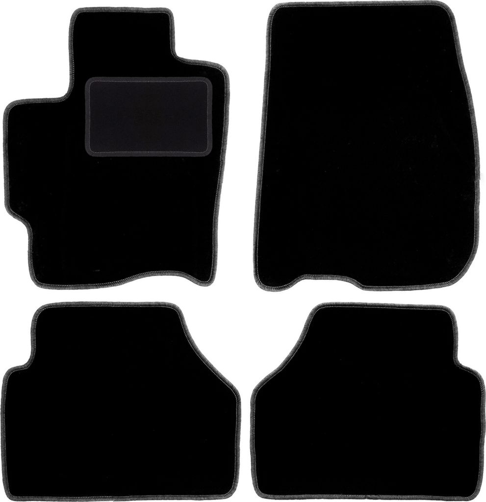 Schwarze Veloursmatten für: Mazda Premacy I Minivan (1999-2005)