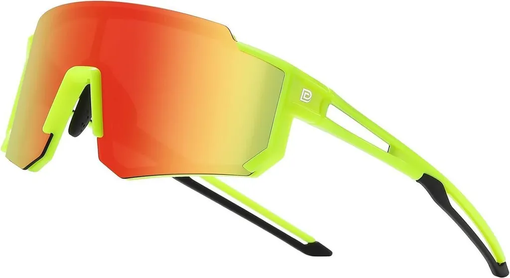 DUCO Occhiali da sole polarizzati per bambini UV400 montatura TR90 design antiscivolo