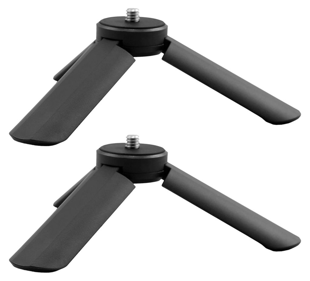 2er-Set tragbarer, zusammenklappbarer Tischständer mit 1/4-Zoll-Schraube, passend für Feiyu Tech-Gimbals und DJI Osmo Pocket 3