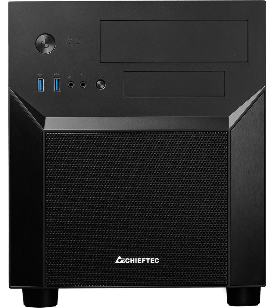 Chieftec CI-02B-OP Computergehäuse Cube Schwarz Produktbild 