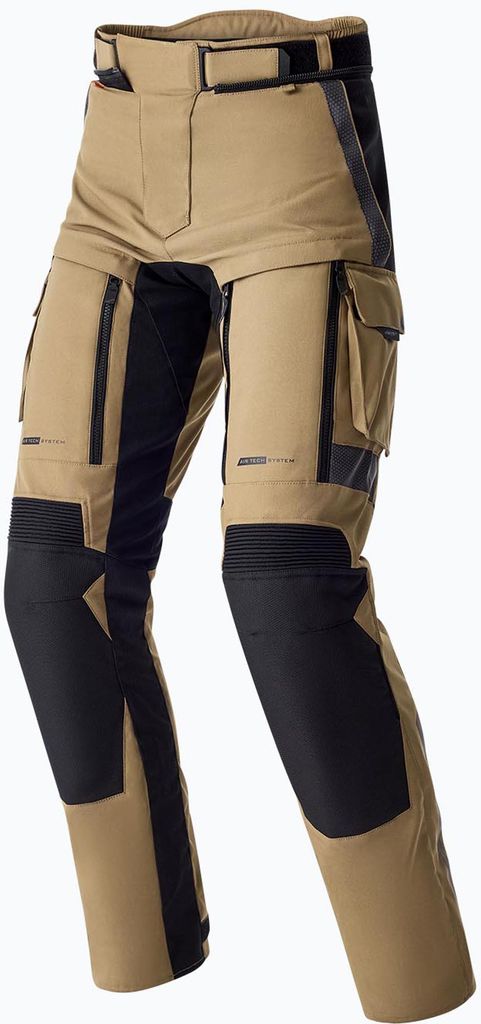 RST Pro Series Adventure D3O wasserdichte Motorrad Textilhose, sand/schwarz, 42