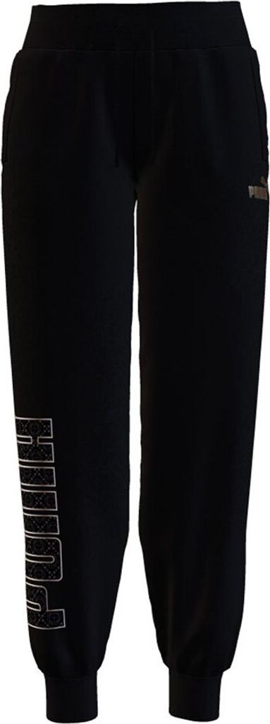 Puma Power Logo Love Trainingshose Schwarz XS Frau Schwarz XS