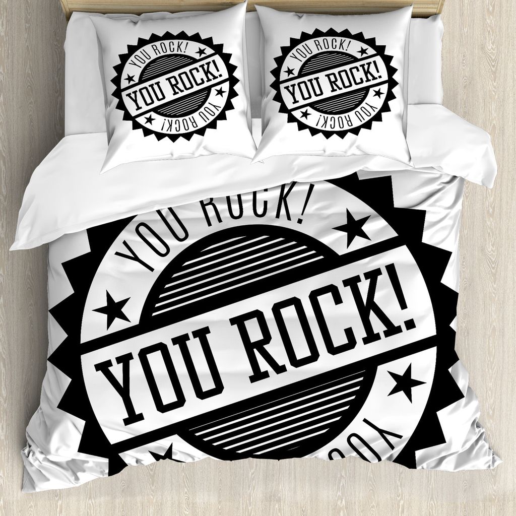 ABAKUHAUSie schaukeln Bettbezug Set für Einzelbetten, Gekräuselte Ränder Sterne Kreis, Milbensicher Allergiker geeignet mit Kissenbezug, 200 cm ...