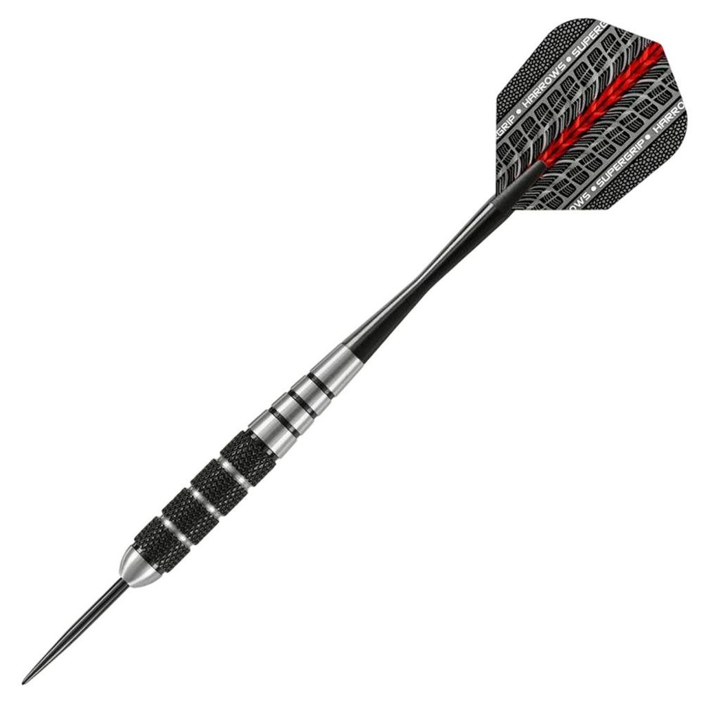 Harrows - Darts "Black Jack", Stahlspitze 3er-Pack PP4997 (24 g) (Schwarz)