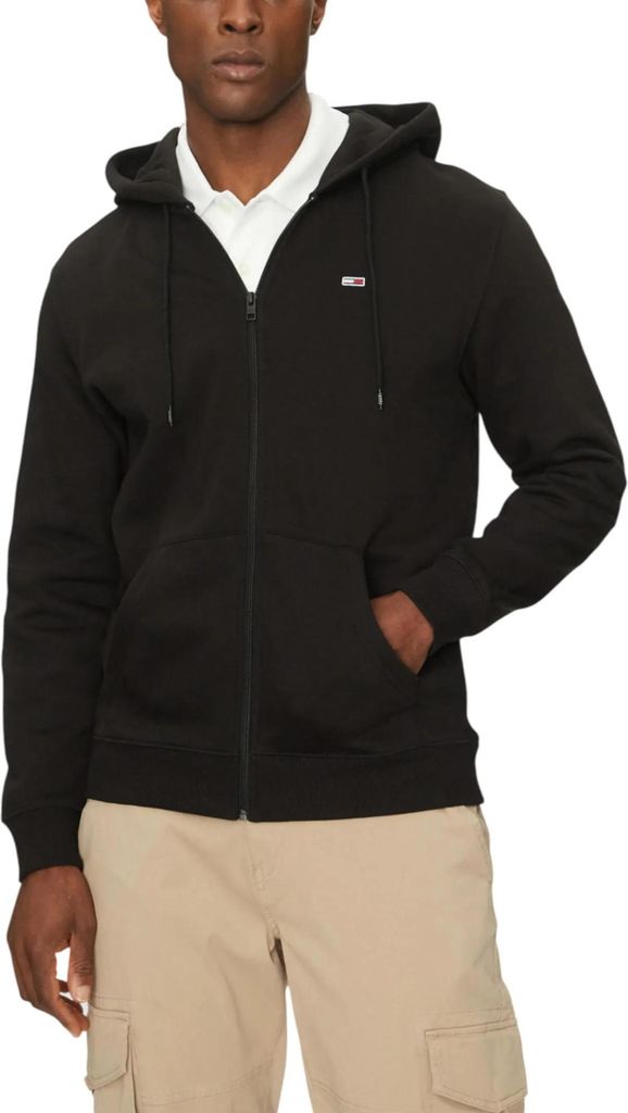 Tommy Hilfiger Jeans Herren Fleece Schwarz 489711 : Größe - XL Größe: XL