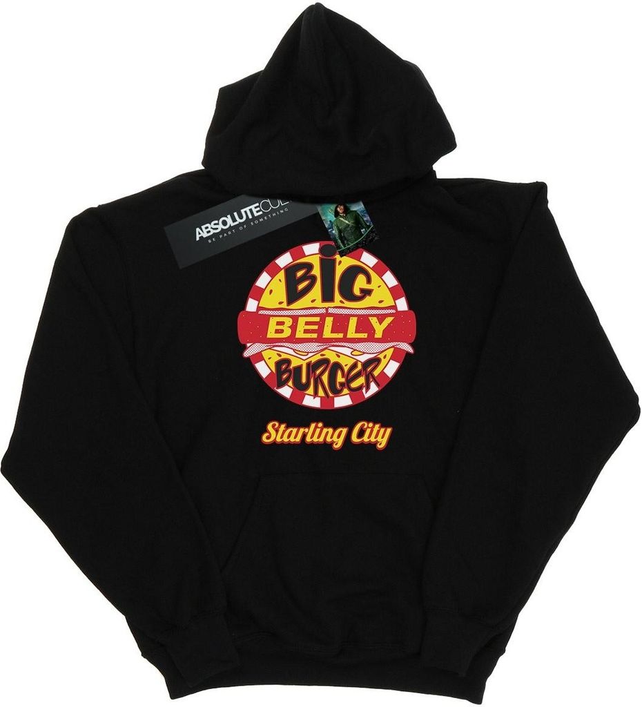 DC Comics - "Belly Burger" Kapuzenpullover für Herren BI11386 (M) (Schwarz)