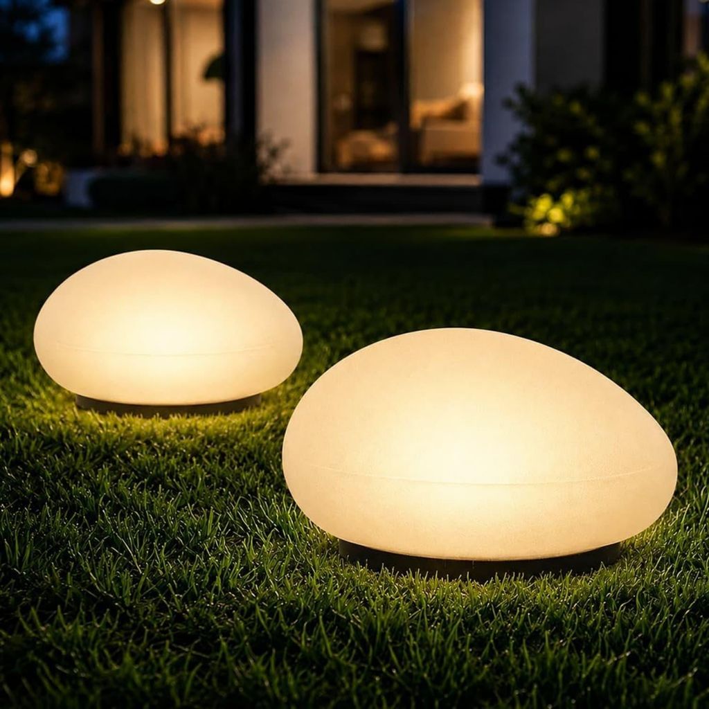Solar Glasstein Lampe,Solarleuchten(2 Produktbild 