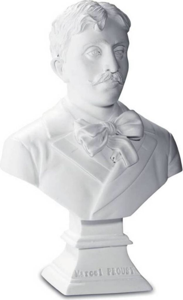 Büste französischer Schriftsteller Marcel Proust