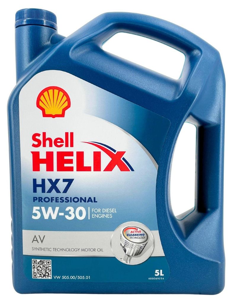 5 litrov SHELL 5W-30 Helix HX7 Professional AV VW 505 00 VW Obrázok produktu 