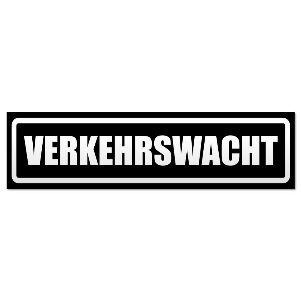 Verkehrswacht invertiert Magnetschild Schild magnetisch