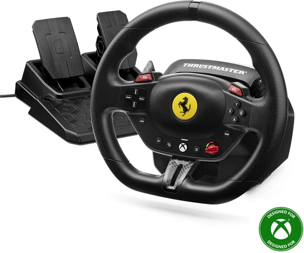 Volant de course Thrustmaster T98X réplique Ferrari 296GTS Xbox et PC