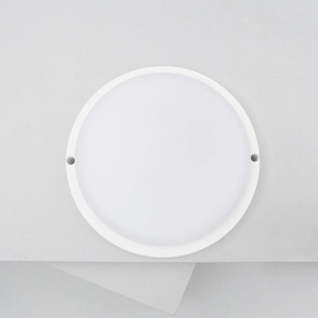 Plafonnier LED Extérieur Rond 25W Blanc IP65 Ø175 mm - Image du produit 