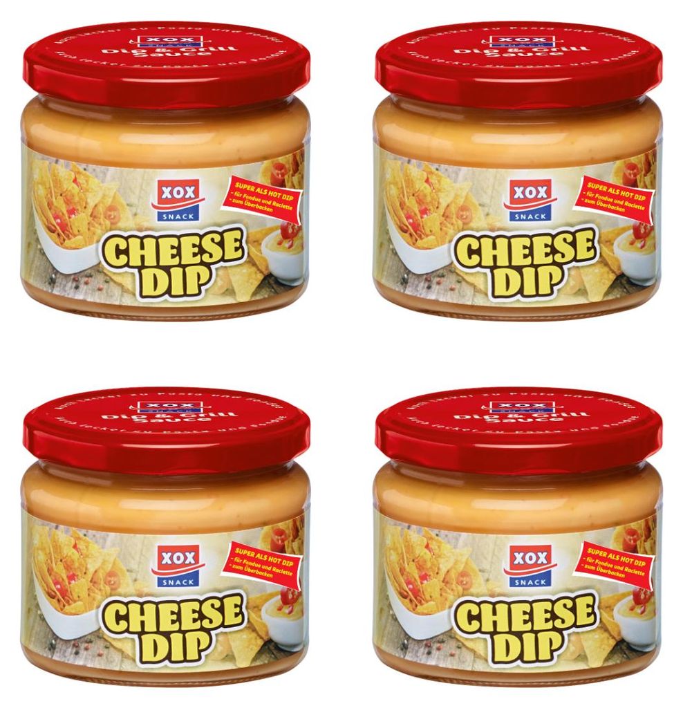 XOX Cheese Dip cremig würzige mit scharfen Jalapenos 290g Produktbild 
