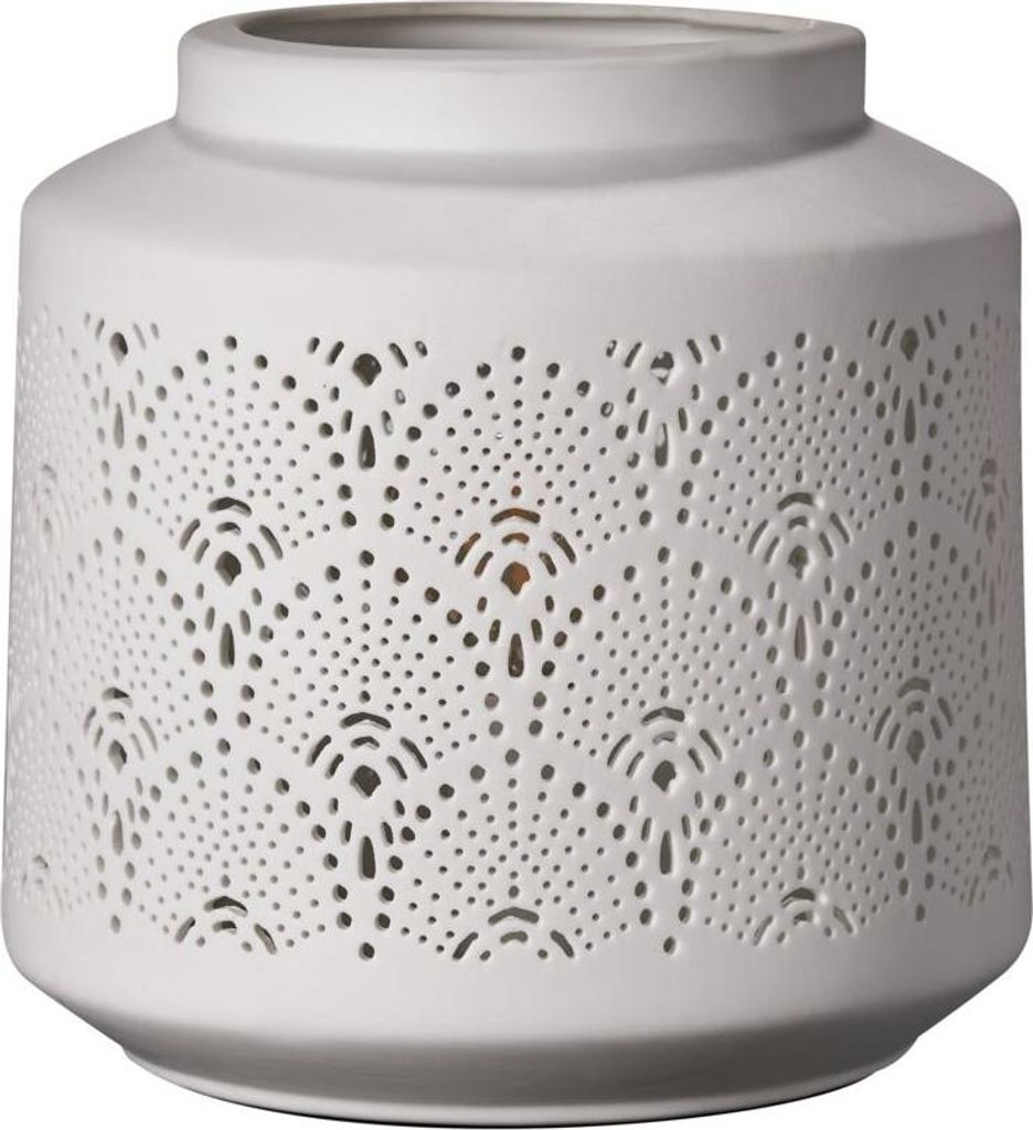 Pauleen Tischleuchte Pretty Sunkiss E14 max. 20W Weiß matt