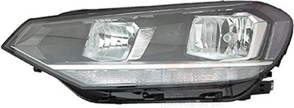 Phare gauche VAN WEZEL 5819961 pour VW Touran (5T1) de haute précision