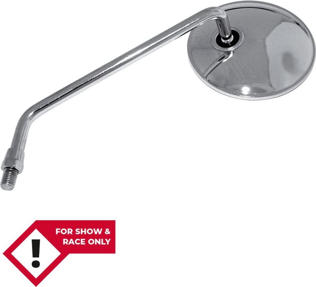 HIGHSIDER smart Lenkerspiegel Chrom M10x1,25 (1Stk)
