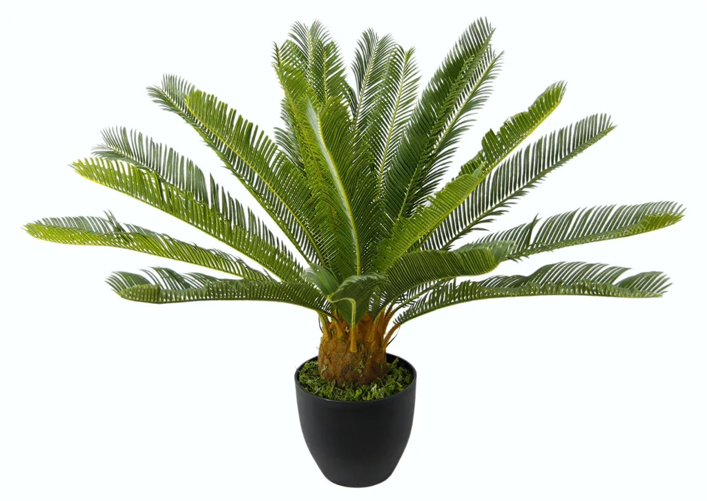 Plante artificielle Cycas du Japon en pot de décoration haut de gamme
