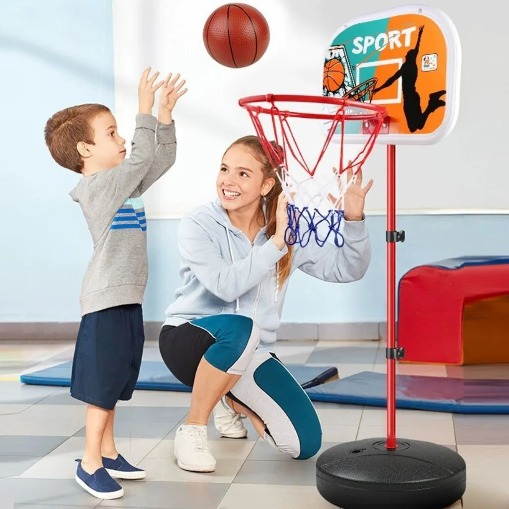 Panier de basket sur pied réglable pour enfant - Équipement Sportif Junior