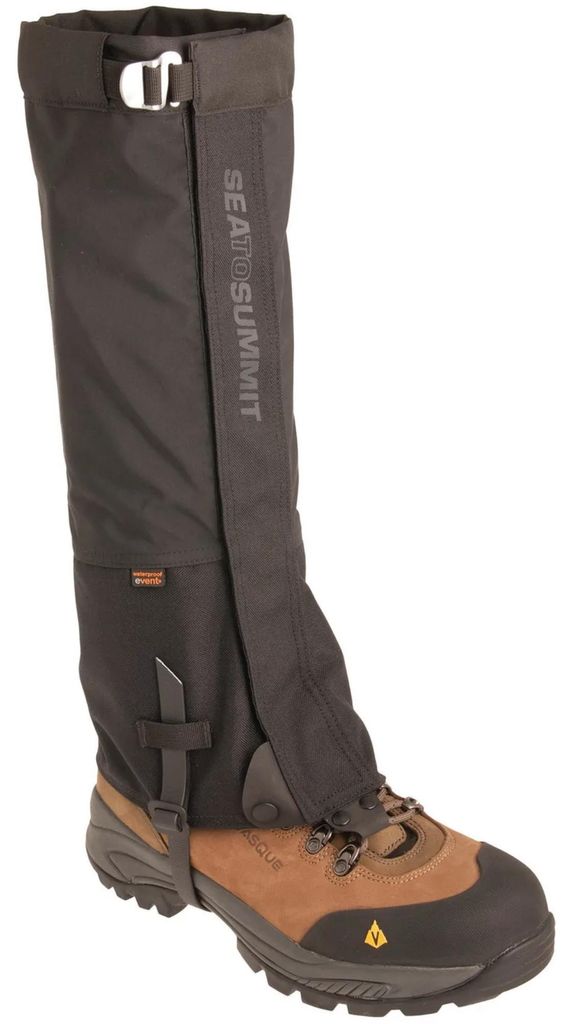 Sea to Summit Quagmire eVent Gamasche - Black Black XL