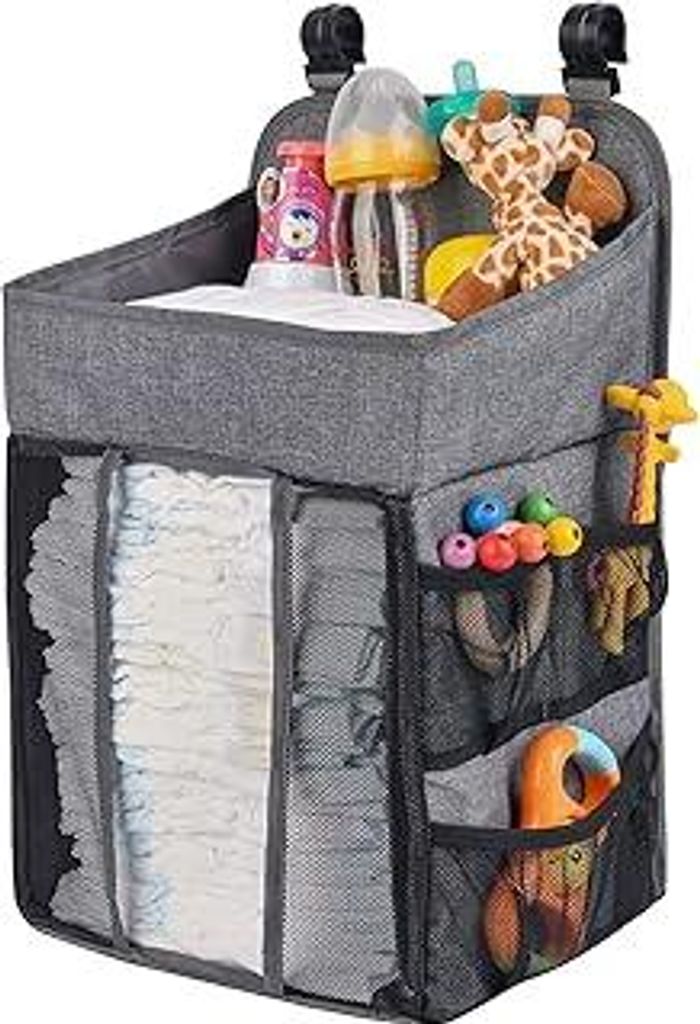 Altabebe ( AL1200 ) Hanging Windel Organizer,Baby Windel Caddy Organizer, Hängen auf Babybett,Auto,Wickeltisch oder Wand,Babys Spielzeug Windel Ca...