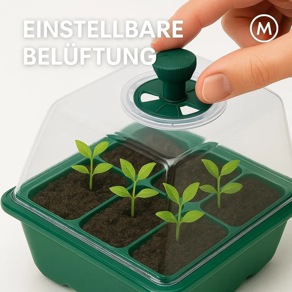 Kit de germination pour potager intérieur avec lampe LED intégrée et 6a