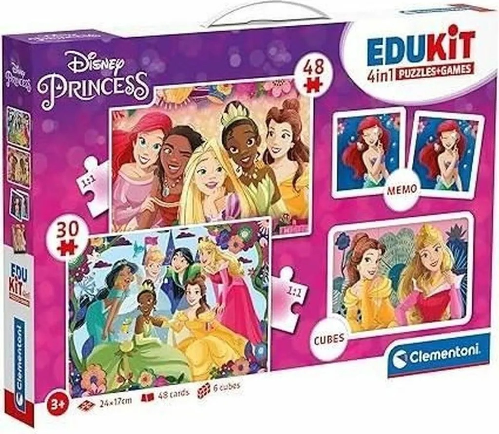 Jeu Éducatif Clementoni Disney Princesses pour Préparer la Maternelle