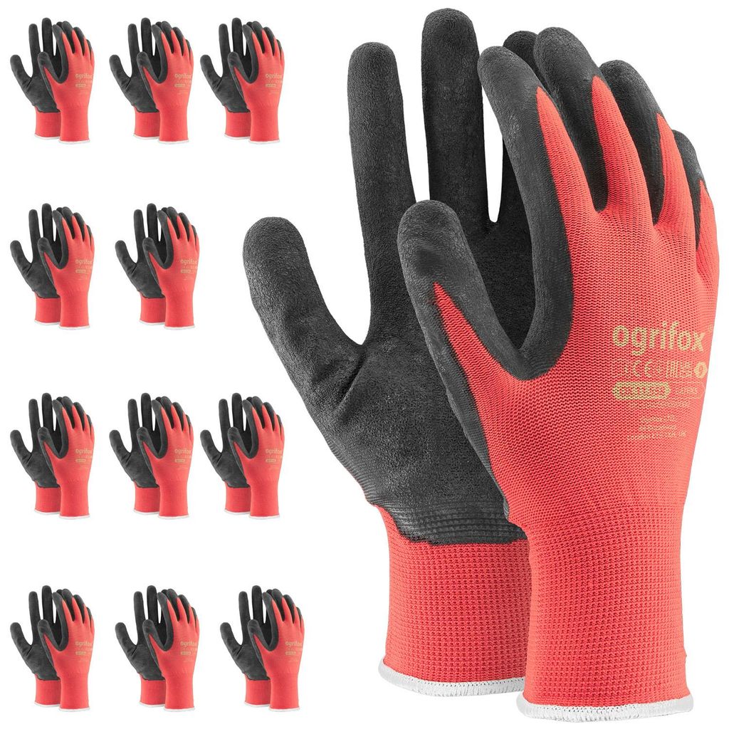 OGRIFOX OX-LATEKS CB10 Arbeits-/Gartenhandschuhe