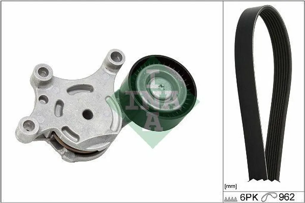 INA 529 0298 10 Jeu de courroies trapézoïdales Ford Volvo Citroën