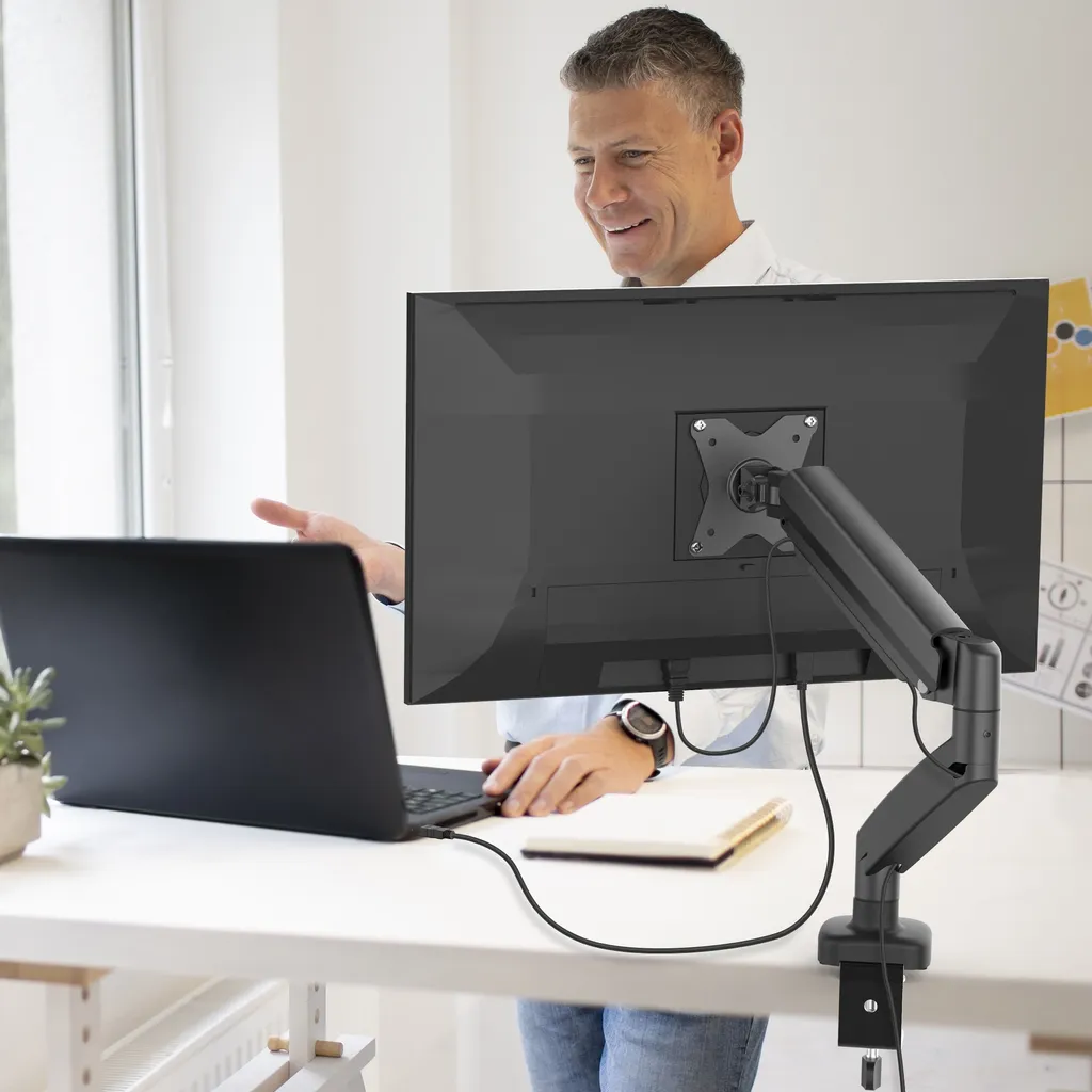 Support moniteur j5create JTSA101-N en aluminium robuste et stable - 6
