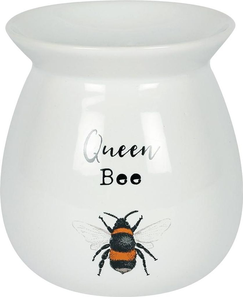 Something Different - Ölbrenner & Wachsschmelzen, Keramik, "Queen Bee" Set SD10065 (Einheitsgröße) (Weiß/Orange/Schwarz)