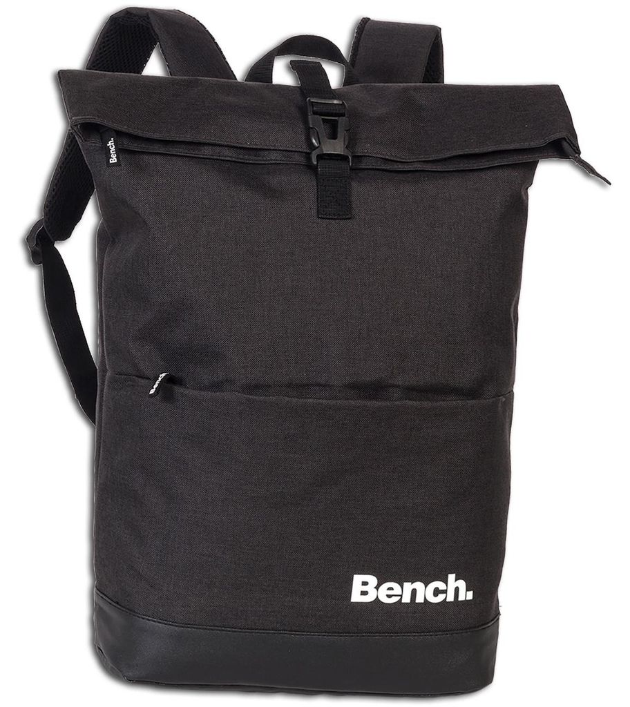 Bench Uni schwarz 30x47x14 Polyester ORI309S Produktbild 