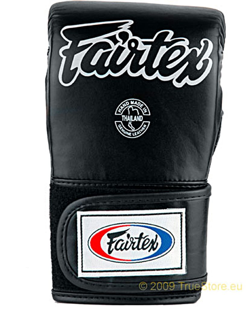 Fairtex TGT7 Leder Sandsackhandschuhe Cross Trainer, Schwarz Größe XL